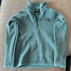 Patagonia Aqua Blue Fleece Pullover